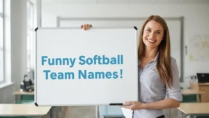 funny softball team names