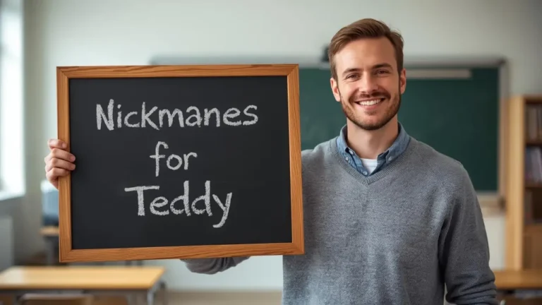 nicknames for teddy