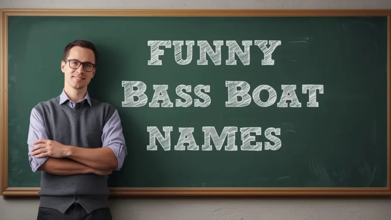 funny bass boat names
