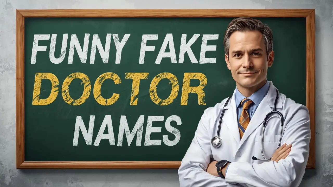 funny fake doctor names