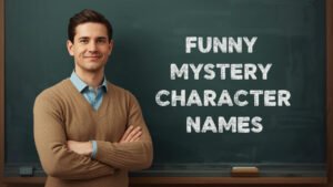 funny mystery character names