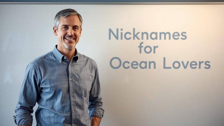 nicknames for ocean lovers