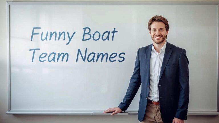 funny boat team names