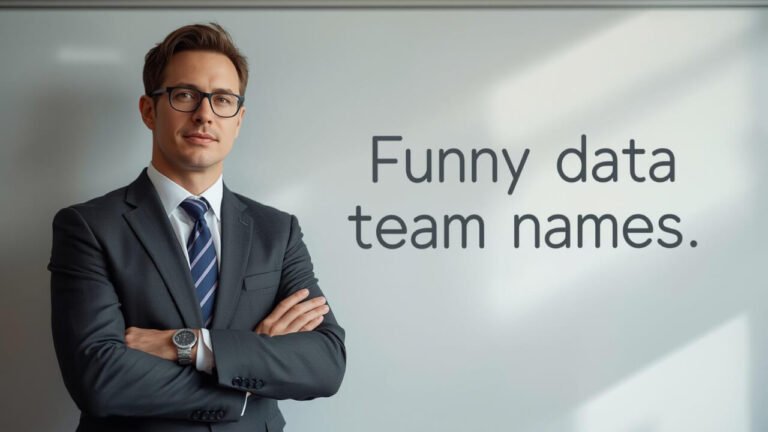 funny data team names