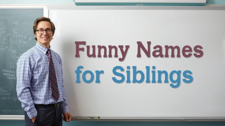 funny names for siblings