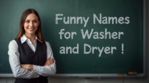 funny names for washer and dryer