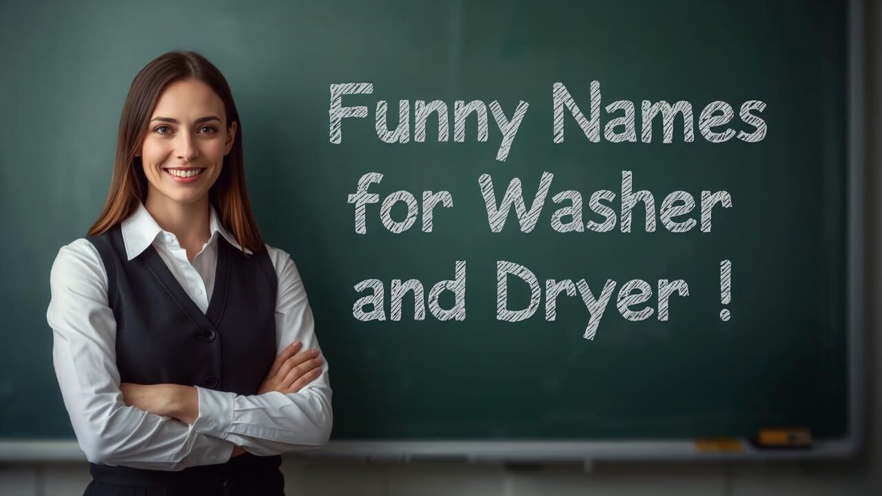 funny names for washer and dryer