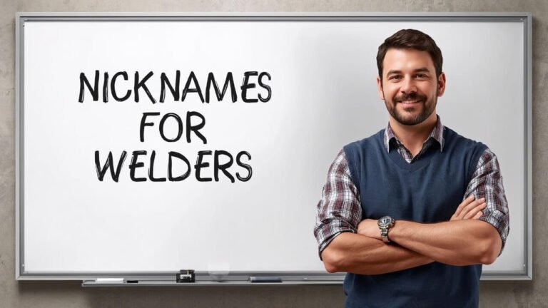 nicknames for welders