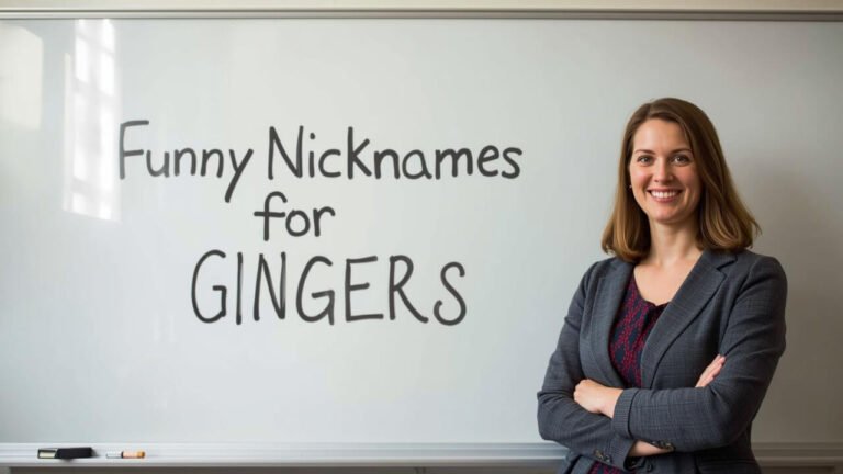 funny nicknames for gingers