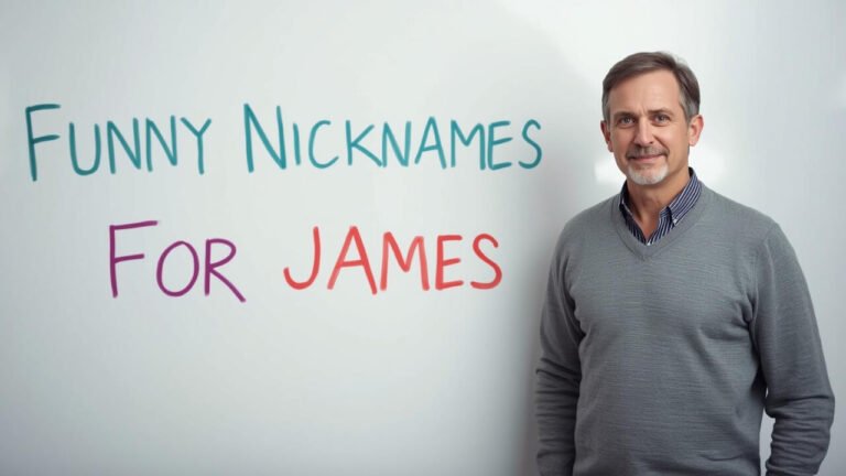 funny nicknames for james