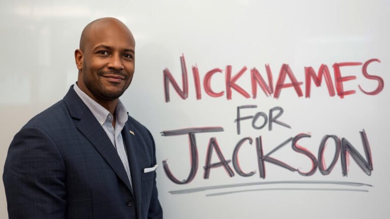 Nicknames for Jackson
